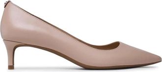 Michael Kors Flex Kitten Pump Decollete Lage Hak - Dames - Pumps - Beige - 38 1/2 EU - Leer - Schoenen