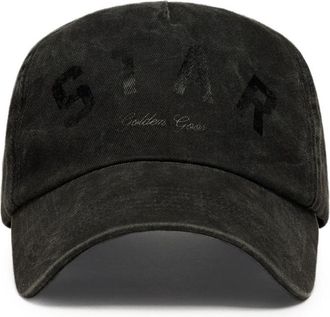 Golden Goose Black Cotton Baseball Cap