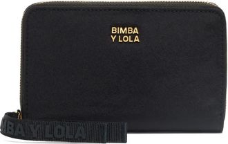 Bimba & Lola zip-around wrist-strap wallet - women - Polyamide/Polyamide/Polyester/Nylon - One Size - Black