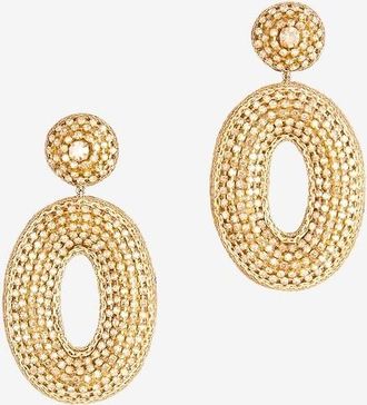 Deepa Gurnani Ohrh&auml;nger aus Strass Odeya