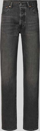 Levi's Wide Leg Fit Jeans mit Eingrifftaschen Modell 501 in Dunkelgrau, Gr&ouml;&szlig;e 38/32