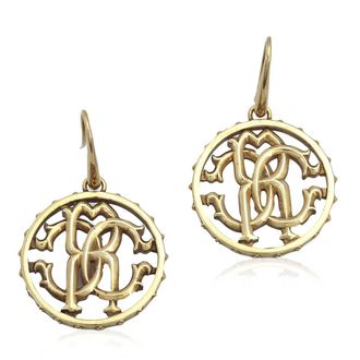 Roberto Cavalli RC Monogram Drop Earrings