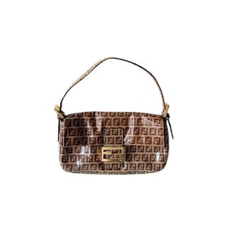 Fendi Pre-owned Baguette Tas - Dames - Pre-owned - Bruin - Maat: ONE Size