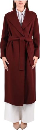 Max Mara Abrigo Poldo - Coats - Mujer - Rojo - XS