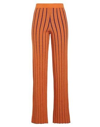 8 by YOOX BICOLOR RIBBED VANISE PANTS