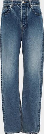 J.W.Anderson Men & apos;s Blue-Wash Denim Straight Leg Jeans