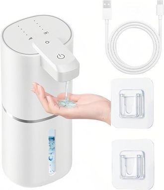 OEM Dispensador Autom&aacute;tico De Jab&oacute;n Sin Contacto, 4 Ajustes Regulables, Dispensador De Gel Desinfectante De Manos Recargable, Dispensador Inteligente De 3