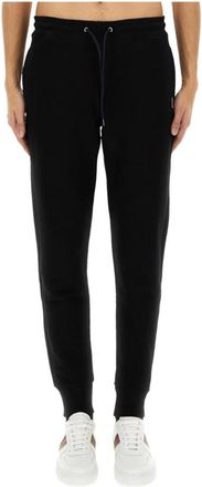 Paul Smith Zebra Logo Joggers - Heren - Sweatpants - Zwart - XL - Katoen - Broeken