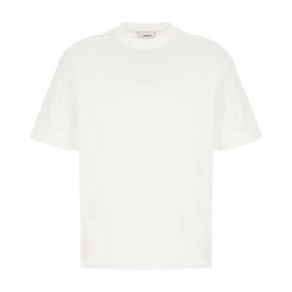 Lardini T-Shirts, male, White, Size: XL Crew Neck T-Shirt