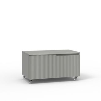TFT Home Furniture Cassettiera Zip Grigio Opaco