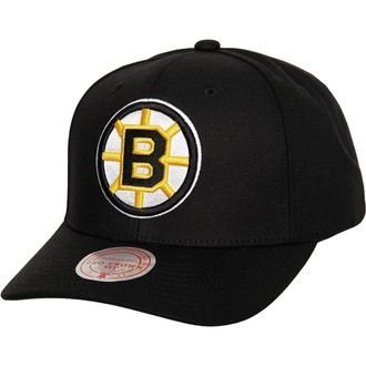 Mitchell & Ness Mens Mitchell & Ness Black Boston Bruins Team Ground Pro Adjustable Hat at Nordstrom