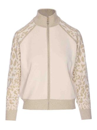 Liu Jo White Zip Cardigan