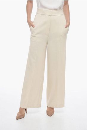 Khaite Pantaloni 4 Tasche Cropped Fit in Misto Lana taglia 38