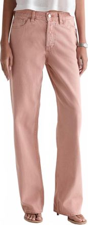 AG - Adriano Goldschmied Billie Relaxed Straight Jeans In Sulfur Sparkling Rose