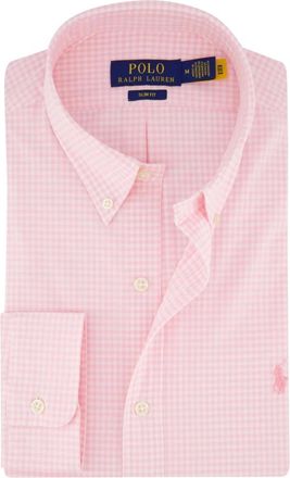 Polo Ralph Lauren Overhemden, Heren, Roze, S, Casual Roze Overhemd