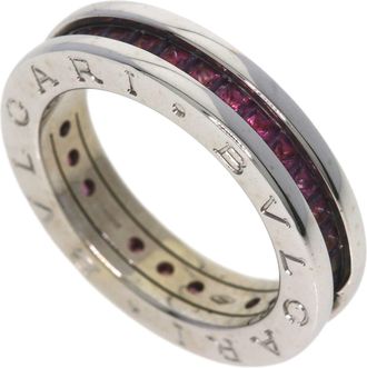 Bulgari White Gold (18K) Band Ring (Pre-Owned)