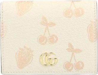 Gucci Pre-owned Wallet (bi-fold) - Dames - Vintage Accessoires - Beige - ONE Size - Leer - Vintage