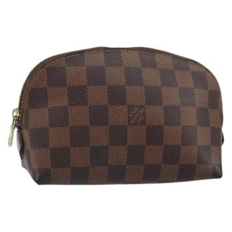 Louis Vuitton Pre-owned Vintage Clutch - Dames - Vintage Clutch - Bruin - ONE Size - Leer - Vintage