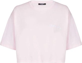 Balmain Mujer, Camisetas, Rosa, Talla: L