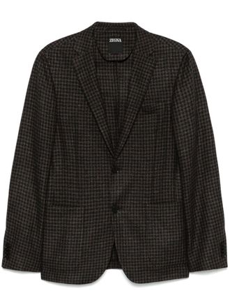 Ermenegildo Zegna Blazer a quadri - Blu