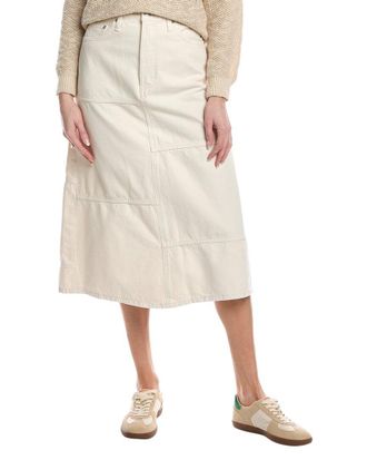 Re/Done RE/DONE Mid-Rise Seamed Skirt