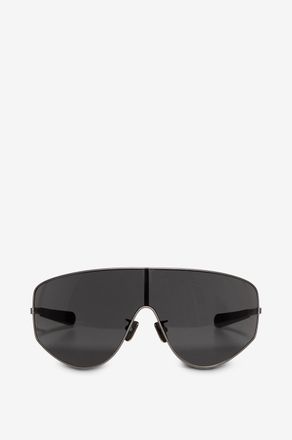 Moncler Flieger-Sonnenbrille aus Titan Tanium