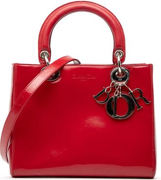 Dior Pre-owned Dior Medium Patent Lady Dior C4T0JRHNTT82B5GF