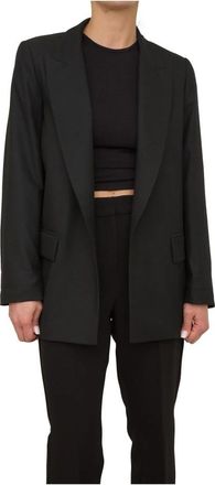 Marella Giacca Jacket - Dames - Blazers - Zwart - L - Polyester - Jassen