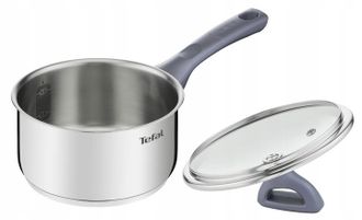 T-fal Olla De Inducci&oacute;n De Acero Inoxidable Tefal Daily Cook Con Tapa, 16 Cm, 1,5 L, G7122255