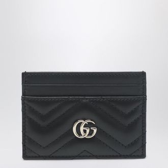 Gucci Gg Marmont Card Holder Black/Gold