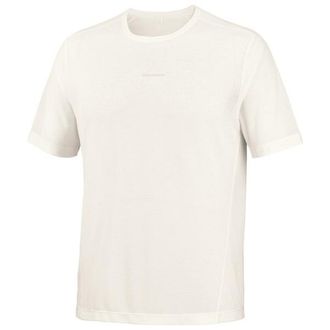 Salomon Shkout Core Short Sleeve Tee GFX Laufshirt f&uuml;r Herren | wei&szlig;