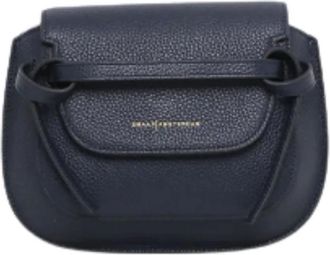 Smaak Tassen, Dames, Blauw, ONE Size, Clint Handtassen Donkerblauw Stijlvol Model