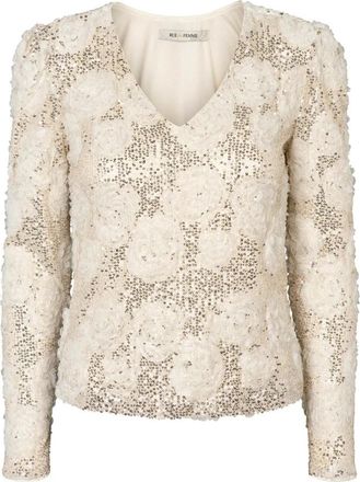 Rue de Femme RUE de Femme - Blouses & Hemden - Dames - Blouses & Shirts - Beige - Maat: XL