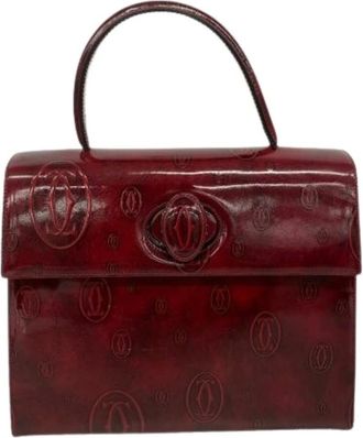 Cartier Pre-owned Handbags, female, Red, Size: ONE SIZE Pre-owned Vintage Handbag