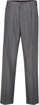 HUGO BOSS Flips 251X Broek - Heren - Nette broeken - Grijs - L - Katoen - Broeken