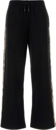 Burberry Black Relaxed Drawstring Pants