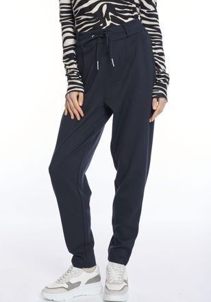 Zabaione Jogger Pants ZABAIONE Le44andra, Damen, Gr. L (40), N-Gr, schwarz, Milano Rib, Obermaterial: 63% Viskose, 32% Nylon, 5% Elasthan, unifarben, normal, H