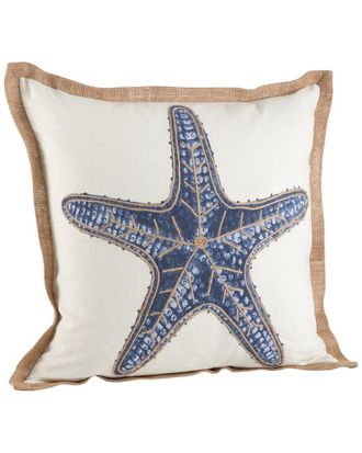 Saro Lifestyle Nautical Down Square Pillow