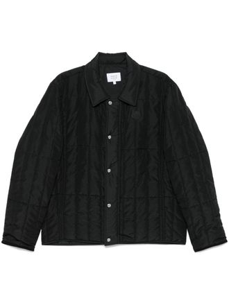 Maison Kitsun&eacute; Gewatteerd jack - Zwart