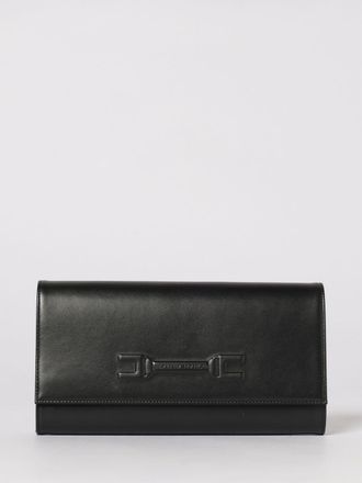 Elisabetta Franchi Clutch Elisabetta Franchi in pelle con logo in rilievo