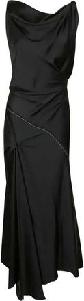Victoria Beckham V Neck Midi Dress