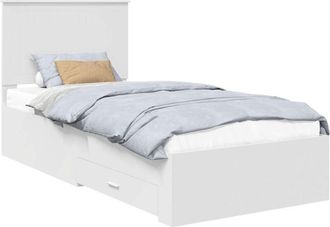 vidaXL Estructura De Cama Con Caj&oacute;n 90 X 190 Cm Madera De Ingenier&iacute;a Vidaxl