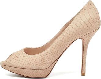 Dior Pumps goffrate 110mm - Toni neutri