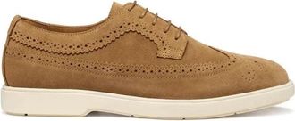 Geox Spherica Ec 17 - Heren - Veterschoenen - Beige - 45 EU - Leer - Schoenen