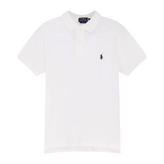 Polo Ralph Lauren Polo Shirts, male, White, Size: XL Piqu&eacute; Polo Shirt