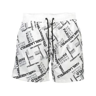 Karl Lagerfeld Uomo, Costumi da bagno, Bianco, S, new