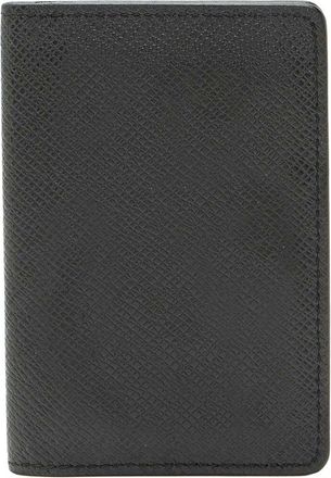 Louis Vuitton Black Taiga Leather Pocket Organizer (Authentic Pre-Loved)