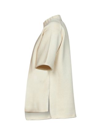 Bottega Veneta Wool and Cashmere Knit Sweater - White