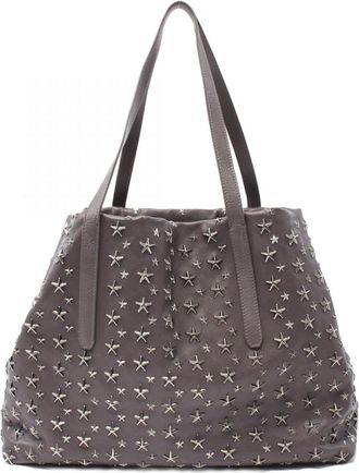 Jimmy Choo London Leather Tote Bag (Pre-Owned)