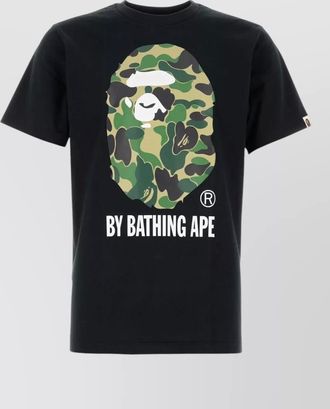 A Bathing Ape abc camo cotton crew neck t shirt